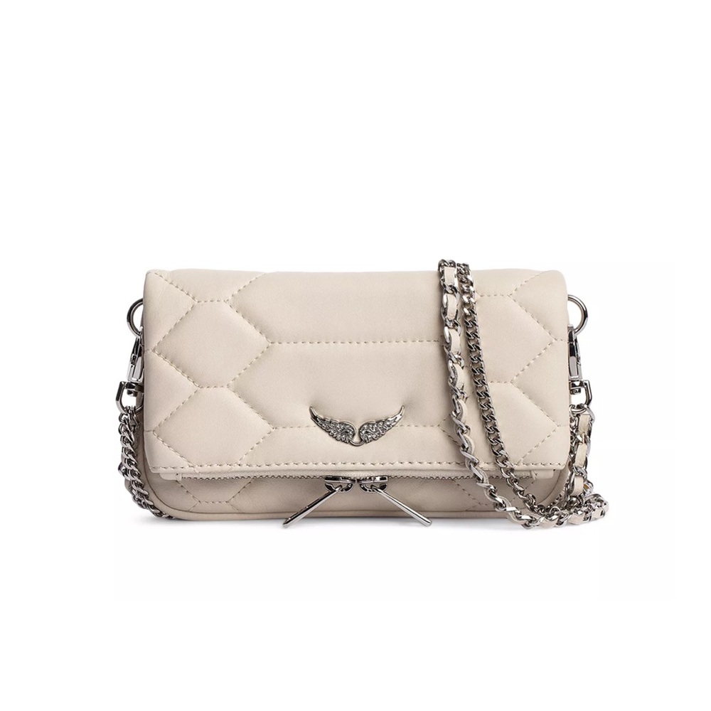 Zadig & Voltaire Rock Flash Quilted Leather crossbody bag/clutch